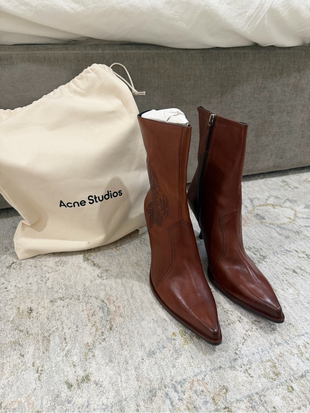 Acne Embossed Bexen Boot